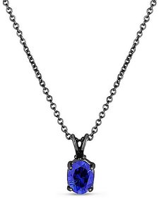 Certified Blue Sapphire / Neelam Pendant Natural Shanipriya gemstone pendant by Ceylonmine