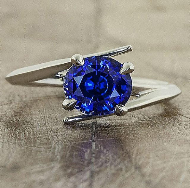 Blue sapphire ring | Neelam stone ring - Shraddha Shree Gems
