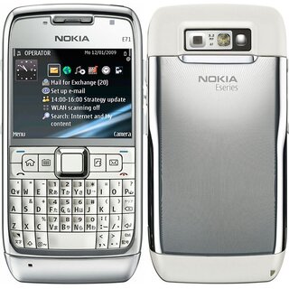 (Refurbished) Nokia E71 (Single Sim, 2.4 inches Display) Excellent Condition, Like New