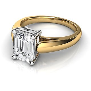White pukhraj stone deals ring