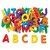 VEEJEE  Magnetic Learning English Capital Alphabets and Numeric Letters  ABCD  1234  Multi Colour  for Kids.