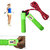 VEEJEE  Hoola Hoop Ring + Skipping Rope with Jump Counter for Adults and Kids Fitness Exercise.