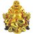 REBUY  Polyresin Laughing Buddha On Chair with Ingot Showpiece Statue for Good Luck Prosperity Health Wealth Happiness