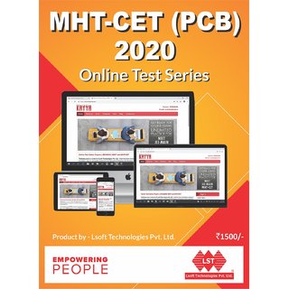 MHT CET PCB 2020 Online Test Series (Basic Pack) as per NTA Pattern  Revised MHT-CET Syllabus (11th 20  12th 80) (