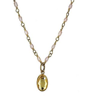 Yellow sapphire Stone 6.25 Ratti Pendant Certified Pukhraj Pendant For Unisex BY CEYLONMINE Yellow sapphire Stone 6.25 Ratti Pendant Certified Pukhraj Pendant For Unisex BY CEYLONMINE