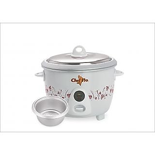                       Chef Pro Electric Rice Cooker 1.5 Liter - CPR908 with Extra Cooking Pot                                              