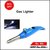 Dolphin Shape Electronic Electric Gas Lighter + Led Torch 2 in 1 single pc with assorted color