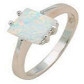                       Natural Stone Opal Silver plated Ring Lab certified Stone Opal Ring By CEYLONMINE                                              