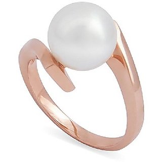                       Natural Moti/Pearl  Gold Plated Ring Unheated  Effective Stone Ring By CEYLONMINE                                              