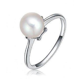                       5.25 Ratti Pearl Ring Natural  Unheated Moti Gemstone Ring By CEYLONMINE                                              