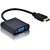 HDMI to VGA Converter Adapter Cable - Black