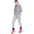 Haoser Solid Grey Colour Cotton  Stylish Track Pants For Womens