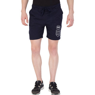 Haoser Men's Navy Blue Printed Comfort Short