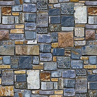                       Jaamso Royals Stone Brick- Peel and Stick Wallpaper - Self Adhesive Wallpaper - Easily Removable Wallpaper - Use as Wall Paper, Contact Paper, or Shelf Paper                                              