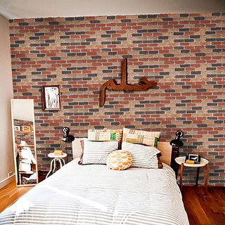 Buy Jaamso Royals Brick Design - Stone Peel and Stick Wallpaper - Self  Adhesive Wallpaper - Easily Removable Wallpaper - Use as Wall Paper,  Contact Paper, or Shelf Paper(45 X 100 CM) Online @ ₹199 from ShopClues