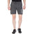 Haoser Men's Dark Grey Gym Comfort  Shorts