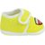 Neska Moda Baby Boys and Girls Sport Yellow Booties For 0 To 12 Months Infants SK187