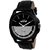 David Martin DMLT012 Black Round Dial Genuine Leather Unisex Watch Watch - For Men  Women