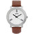 David Martin DMST021 BROWN Round Dial Wrist Watch for Men Watch - For Men  Women