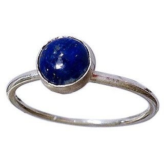                       Natural Lapis Lazuli Silver Ring Original & Lab Certified Stone Ring By CEYLONMINE                                              