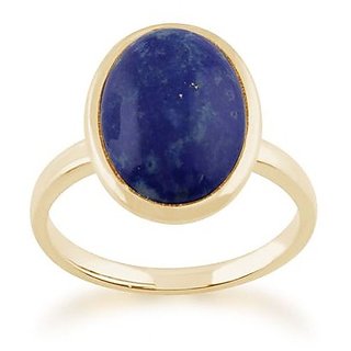                       Lapis Lazuli 5.25 Ratti Ring Unheated & 100% Original Gemstone Lapis Lazuli Ring For Astrological Purpose By CEYLONMINE                                              