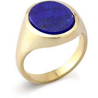                       Natural Stone Lapis Lazuli Ring Original & Effective Stone Lapis Lazuli Gold Plated Ring By CEYLONMINE                                              