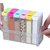 Crystal CONDIMENT BOX SEASONING BOX SET PEPPER SALT SPICE RACK Plastic 6 Masala Box Kitchen See Through Storage Containe