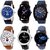 DCH Pack of 6 Stylish Designer Wrist Watch For Boys  Men