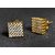 18k Gold Yo yo Honey Singh Style Inspired Square Cubic Zircons cz HQ Earrings Studs