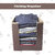 PrettyKrafts Shirt Stacker Set of 6 Closet Organizer - Shirts and Clothing Organizer - ExileBeigeBrown