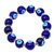 Men style Evil Eye Beads 15mm Stretch Crystal Bracelet