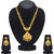 MFJ Fashion Jewellery Finely Golden Boll chain Brass Gold Plated Long Haram Necklace Set For Women