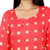 Frionkandy Sanganeri Jaipuri Print Rayon Pink A line Dress  SHKU1111