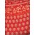 Frionkandy Sanganeri Jaipuri Print Cotton A line Red Fit And Flare Dress  SHKU1002
