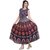 Frionkandy Sanganeri Jaipuri Print Cotton A line Multicolor Fit And Flare Dress  SHKU1011