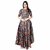 Frionkandy Sanganeri Jaipuri Print Rayon Multi Color A- line Dress - (SHKU1061_Free Size)
