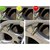 Auto Addict Scooty Tire Pressure Air Alert Iron Tyre Valve Caps Set of 4 Pcs For Hero Electric Optima Pluse