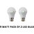 HFK 9 WATT PACK OF 2 LED BULB (with 6 months warranty)