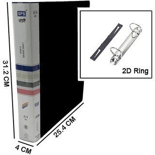 Buy MMRJ PVC Ring Binder File 2D A4 Size Tough Durable A4 Size Ring ...