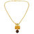 Men style  Loard Shiv Trishul Damru Locket Gold Brass Necklace Pendant