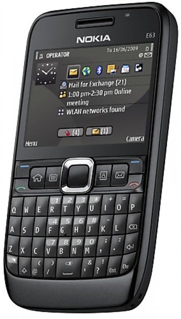 Buy Refurbished Nokia E63 Black 1 Year Warranty By Warranty Plaza