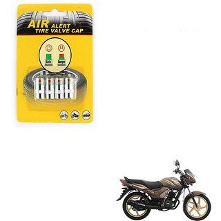 Buy Auto Addict Bike Tire Pressure Air Alert Iron Tyre Valve Caps