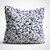 Frionkandy Ethnic Themed 12X12 Inches / 30X30 Cms Cushion Cover with Filler - Blue (SHKE1008)