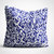 Frionkandy Ethnic Themed 12X12 Inches / 30X30 Cms Cushion Cover with Filler - Blue (SHKE1009)