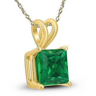 Original Stone Emerald 5.25 RAtti Stone Gold Plated Pendant By CEYLONMINE Original Stone Emerald 5.25 RAtti Stone Gold Plated Pendant By CEYLONMINE