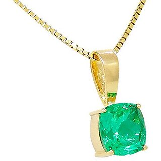 Natural Emerald 6.25 Ratti Pendnat Original And Unheated Precious Stone Panna 6.25 Ratti Pendant By CEYLONMINE Natural Emerald 6.25 Ratti Pendnat Original And Unheated Precious Stone Panna 6.25 Ratti Pendant By CEYLONMINE