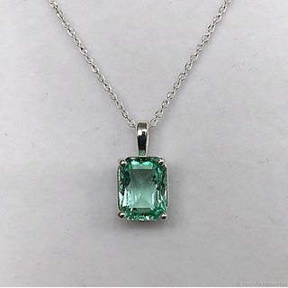 Buy Original Stone Emerald Panna 5.25 Carat Stone Silver Plated