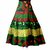 Frionkandy Cotton Green A-Line Wrap Around Skirt - Free Size  (Length-38, Waist upto-46)