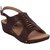 Exotique Women's Brown Fashion Platform Sandal (EL0062BR)