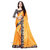 eDESIRE Mustard Yellow Colour Art Silk Saree with Blouse Piece